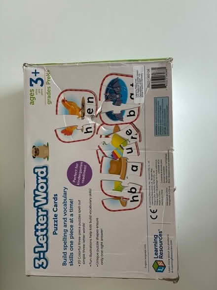 Photo of free Kids toys: 3-Letter Word Puzzle (Potters Bar EN6) #2