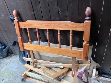 Photo of free Wooden Headboard (Rotherham S61) #1