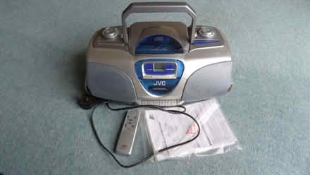 Photo of free JVC CD Radio & Cassette Portable System (Church RG2) #1