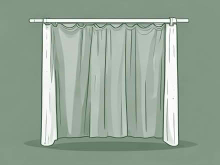 Photo of Shower curtain with rails (Perivale UB6) #1