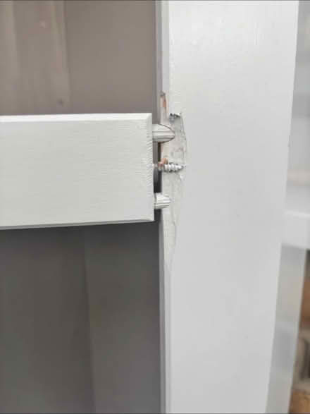 Photo of free Corona grey corner shelf display unit dinning room furniture (Edmonton N9) #4