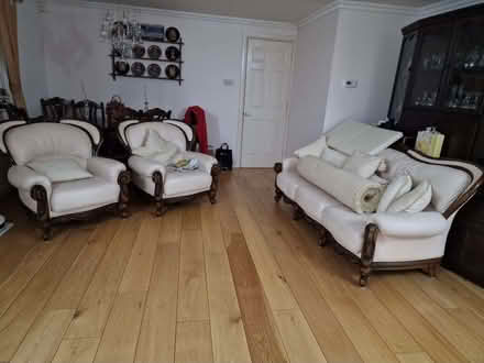 Photo of free Three seater and two arm chairs (Waltham Abbey EN9) #1