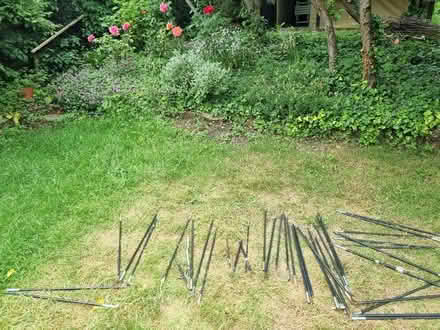 Photo of free Firbe glass poles (Barnard's Green WR14) #1