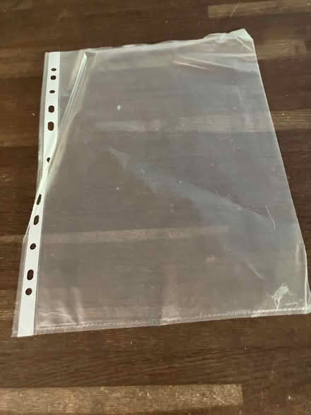 Photo of free A4 plastic pockets (Weston Park BA1) #1