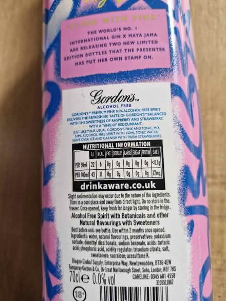 Photo of free Alcohol free gin (Shirley CR0) #2