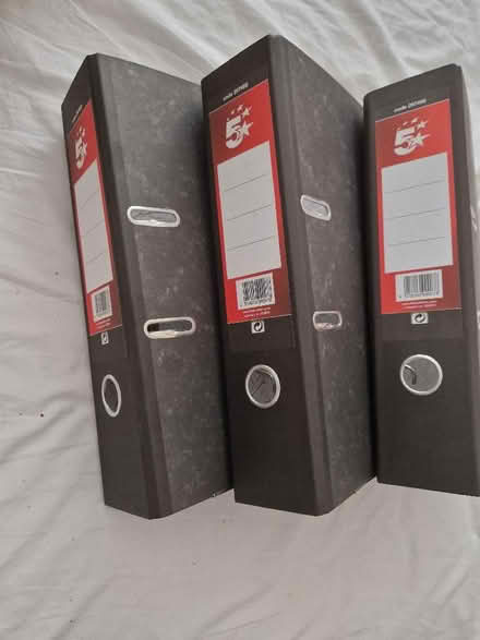 Photo of free 3 lever arch files (Maple Cross WD3) #1