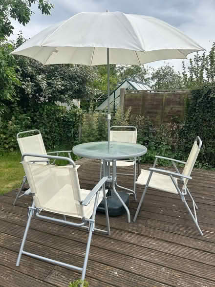 Photo of free Garden Table & Chairs Set (Howe Street CM3) #1