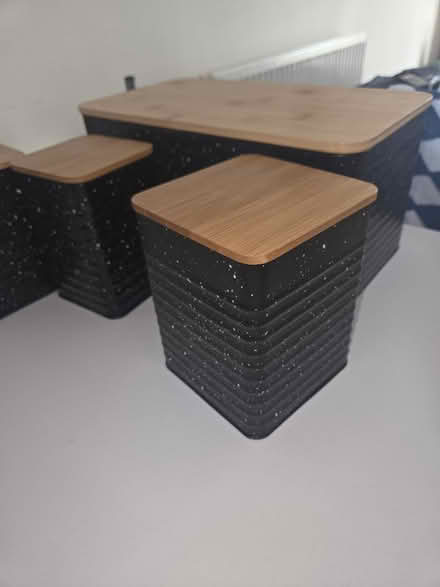 Photo of free Bamboo bread bin with cannisters (Great Leighs CM3) #4