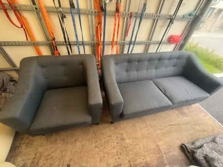 Photo of free Sofa + armchair (Drogheda) #2