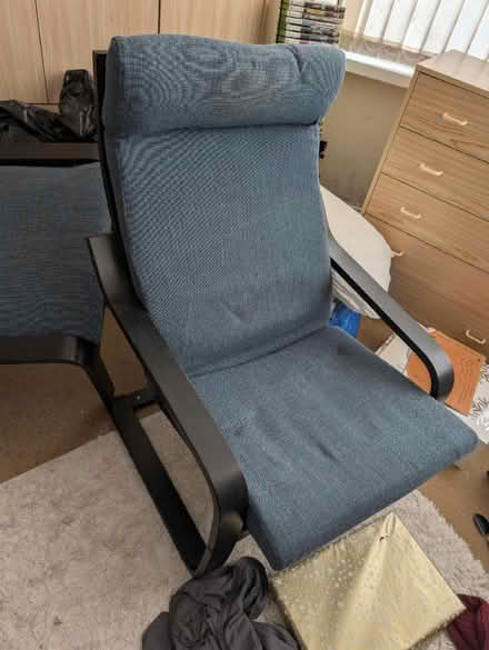 Photo of free Padded poang chair and footstool (Wallsend, NE28) #1
