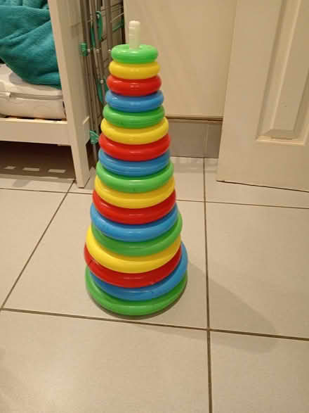 Photo of free Large colour hoop tower (Richmond TW9) #1