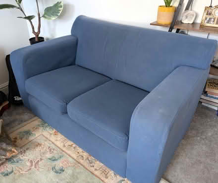 Photo of free Blue Sofa (Shipley) #1