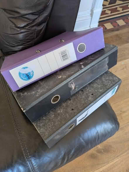Photo of free Lever arch files A4 (Two Dales DE4) #1