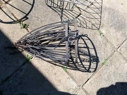 Photo of free hanging baskets and metal basket (Folksworth) #3