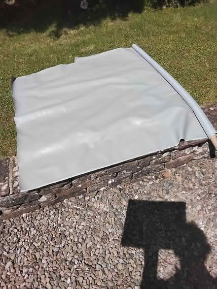 Photo of free Very flexible grey leatherette (HR2 Llanwarne) #1