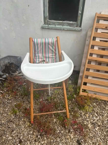 Photo of free Cots and high chair (Standlake, Oxfordshire) #3