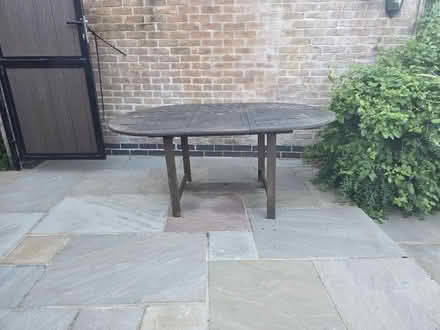 Photo of free Garden table approx 5ft long (underwood, NG16) #1