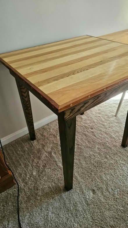 Photo of free Fridge and wood table with chairs (Linton hall manassas) #1