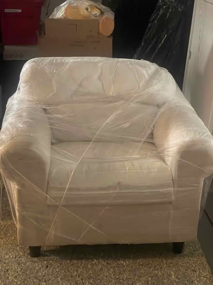 Photo of free Ikea Ektorp Arm Chair & Foot Ottoma (Middlesex Borough) #1