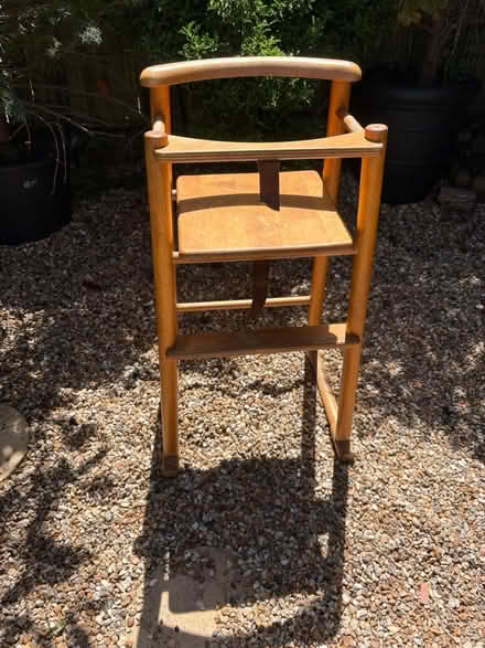 Photo of free Wooden High Chair (Burgess Hill) #3