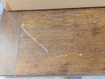 Photo of free Dark wood vintage dining table (Barnards green WR14 3) #2