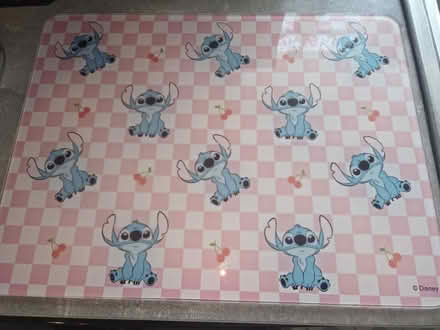 Photo of free Glass disney stitch Chopping board (Great Leighs CM3) #1