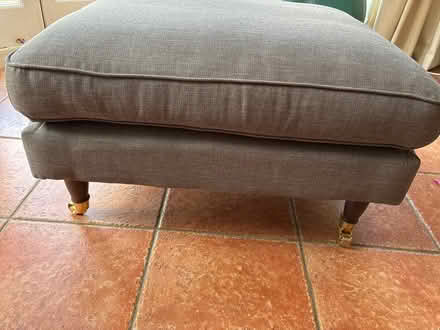 Photo of free Large upholstered foot stool (Boughton, Chester CH3) #2