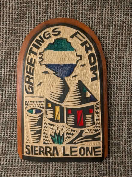 Photo of free Wooden wall plaque (Canonbury N1) #1