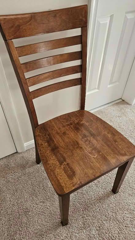 Photo of free Wood tables, chair, blanket holder (Linton hall manassas) #3