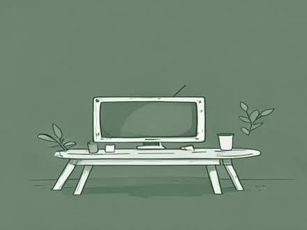 Photo of TV and reading table (Langley Park DH7) #1