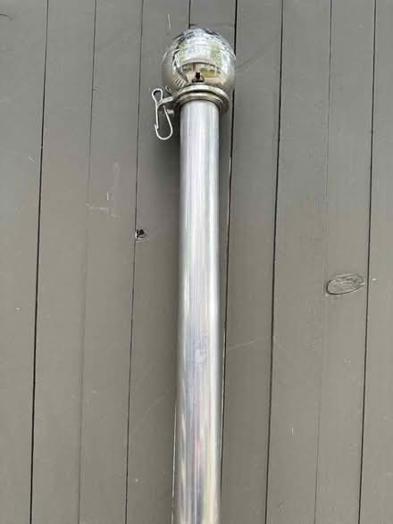 Photo of free Height-adjustable metal flagpole (1075 Valencia Avenue) #2
