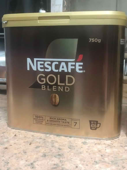 Photo of free 3 x Empty Nescafe Gold Blend Tins (Neasden NW10 near McDonald) #2