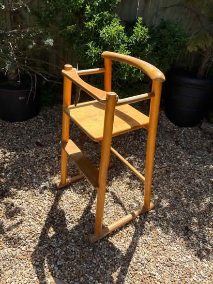 Photo of free Wooden High Chair (Burgess Hill) #2