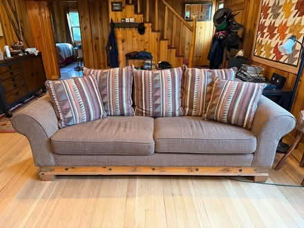 Photo of free Wood base couch (Meeks Bay) #1