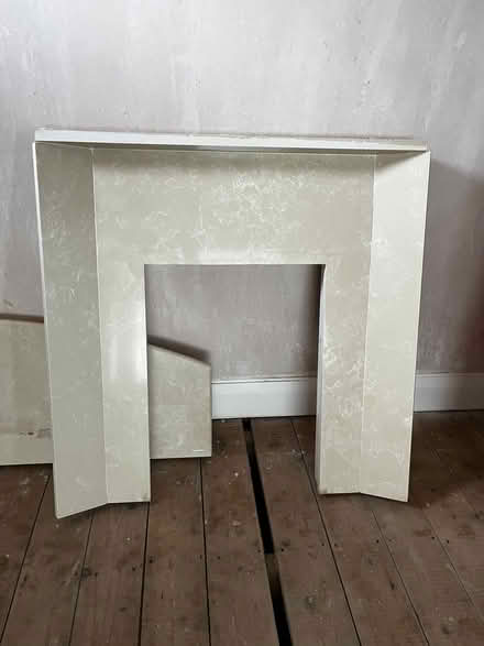 Photo of free White marble fireplace (Greaves LA1) #2