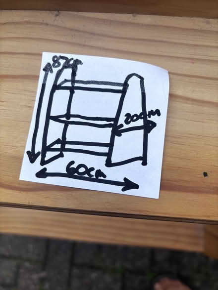 Photo of free Wooden book shelf (Cowden TN8) #3