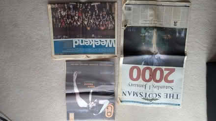 Photo of free Copy of Scotsman newspaper for 1st Jan 2000 (Slateford EH14) #1
