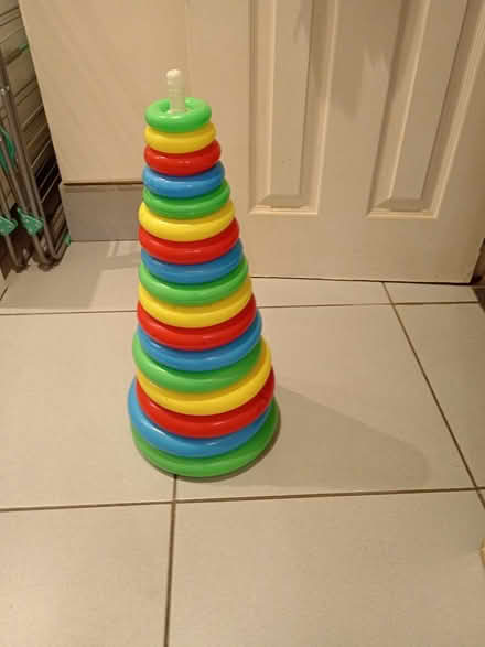 Photo of free Large colour hoop tower (Richmond TW9) #2