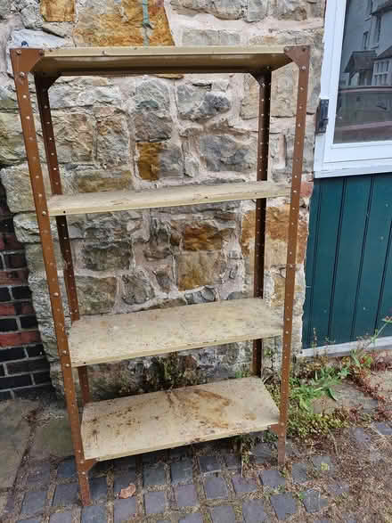 Photo of free Metal shelves (Chirk LL14) #1