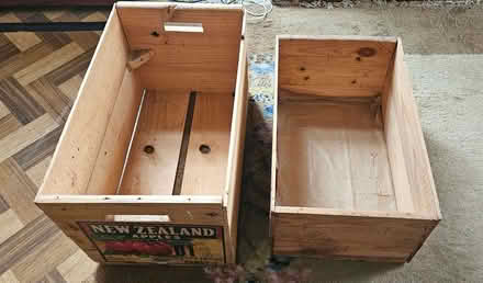 Photo of free 2 x wooden boxes (Comiston EH10) #1