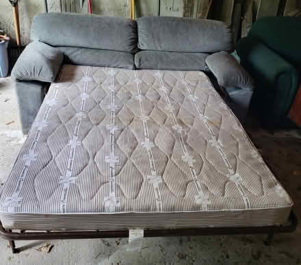 Photo of free Sofa bed - blue/gray color (Kemptville/Merrickville) #2