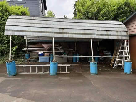 Photo of free Metal RV or Vehicle Carport (Wedgewood) #1