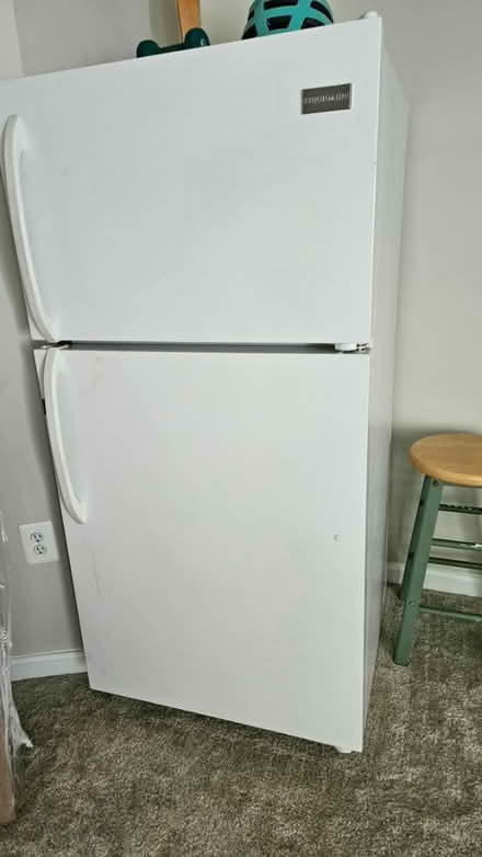 Photo of free Fridge and wood table with chairs (Linton hall manassas) #2