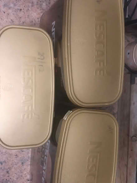 Photo of free 4 x Empty Nescafe Gold Blend Tins (Neasden NW10 near McDonald) #4