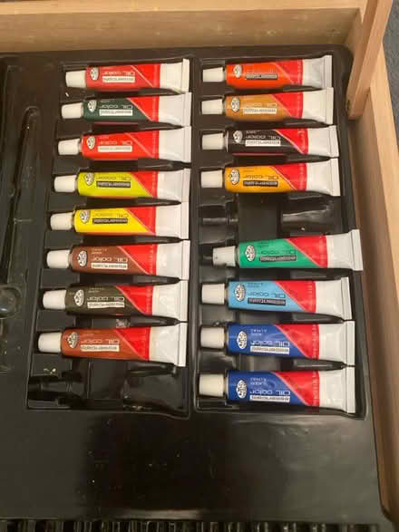Photo of free Art box with oils (Gosport PO12) #2
