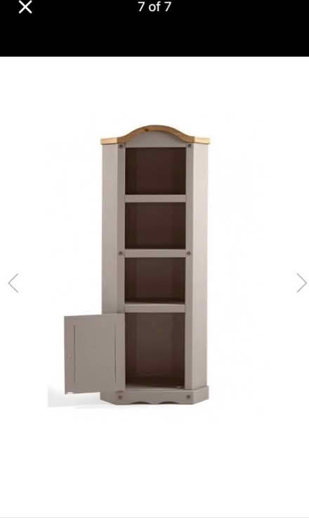 Photo of free Corona grey corner shelf display unit (Edmonton N9) #1