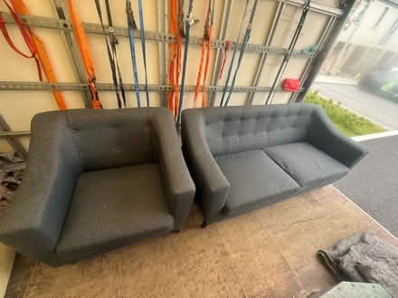 Photo of free Sofa + armchair (Drogheda) #1