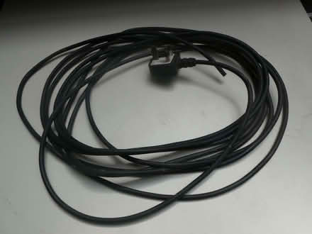 Photo of free about 9 metres twin core cable with plug (Whitestake PR4) #1