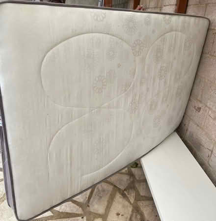 Photo of free Two seater brown sofa, a mattress, low level table (Preston HA3) #4