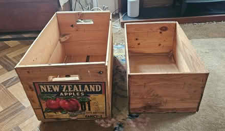 Photo of free 2 x wooden boxes (Comiston EH10) #2